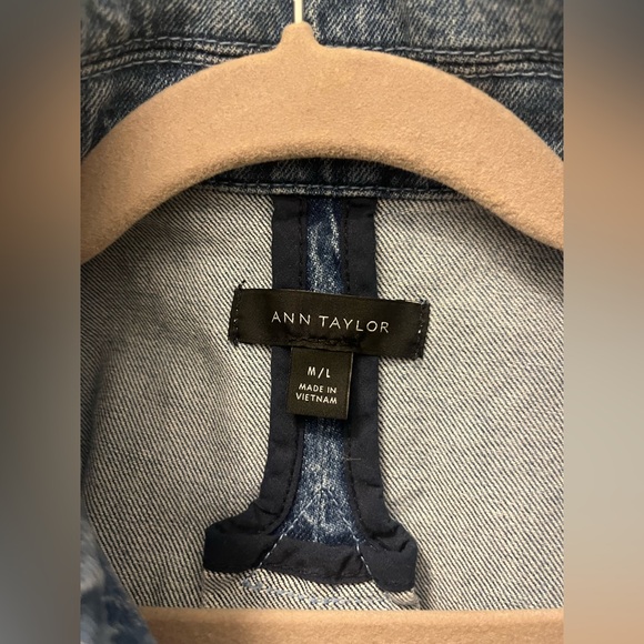 Ann Taylor Belted Denim Vest - Picture 9 of 9